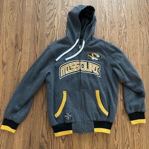 Missouri Tigers Zip Up Hoodie Franchise Club size Large